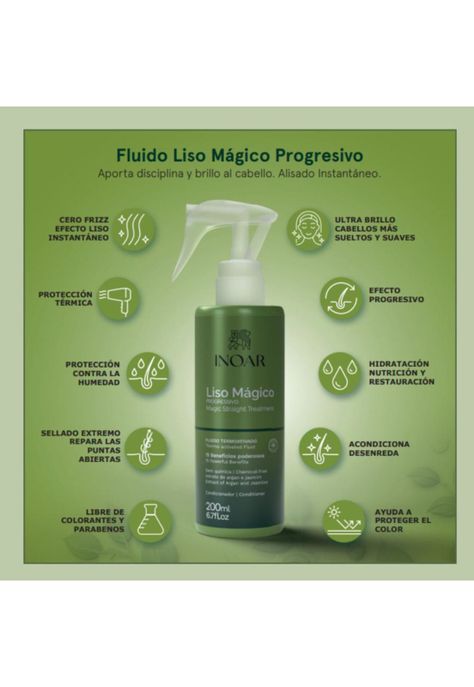 Liso Magico Progressivo Antifrizz 200 Ml Inoar-2