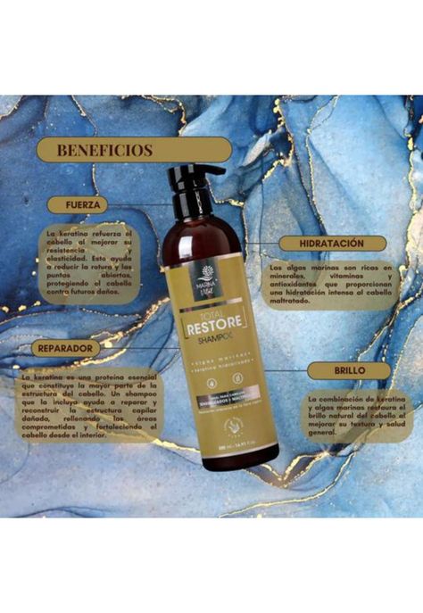 Shampoo y Máscara Total Restore Marina Vital 500 Ml C/u-1