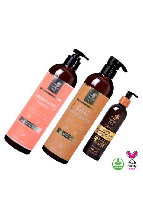Shampoo Poder Hidratante, Acondicionador Y Locion Multipropo-1