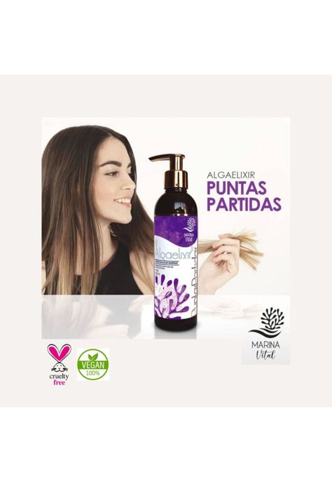 Locion Puntas Partidas Algaelixir 250 Ml Marina Vital-2