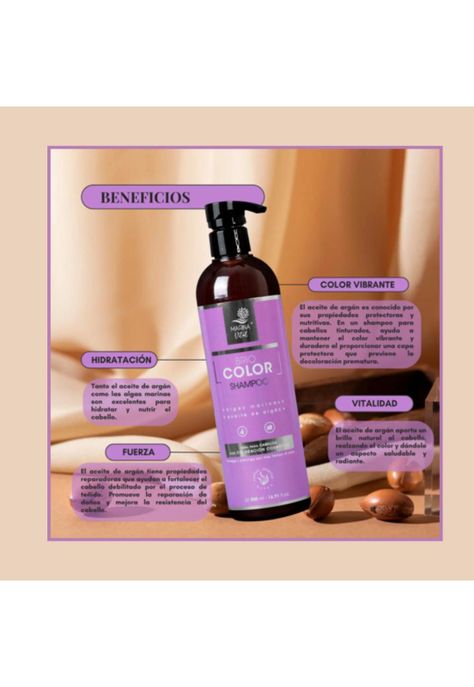 Shampoo 500 ml  y Máscara Briocolor 200 ml Marina Vital -1