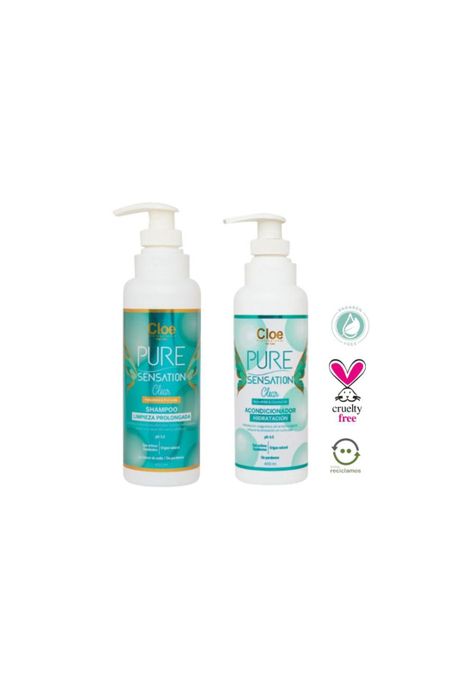 Shampoo y Acondicionador Pure Sensation Clear Cloe -1