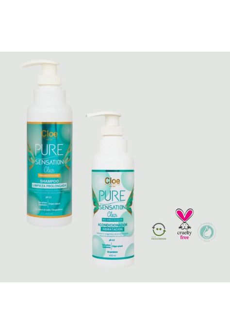 Shampoo y Acondicionador Pure Sensation Clear Cloe -2