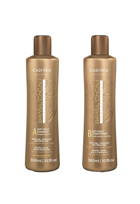 Brasil Cacau Shampoo y Acondicionador Antifrizz 300 ml cu-0