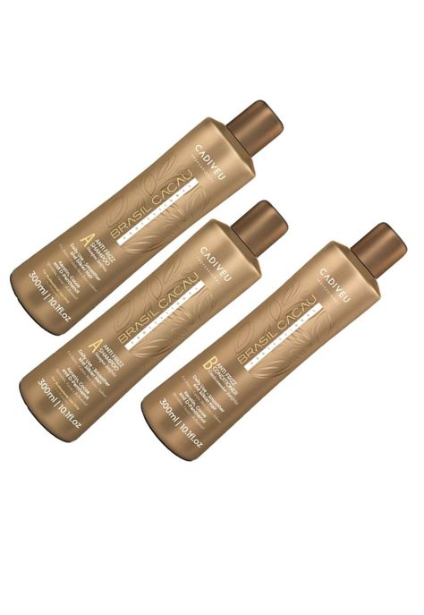 Brasil Cacau 2 Shampoo + 1 Acondicionador 300 Ml C/u-2