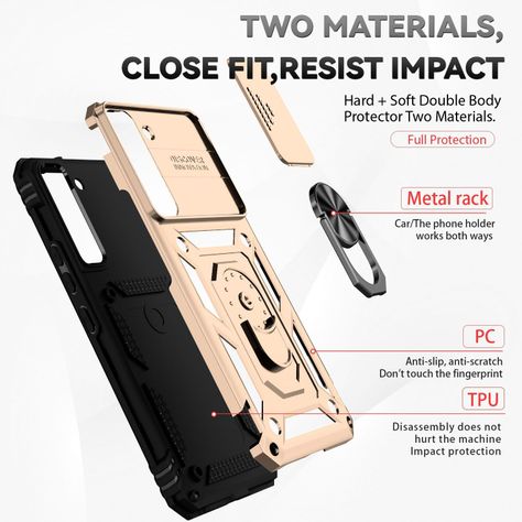 Para Galaxy S22+ 5G | Protección Cámara + Aro Imán-1