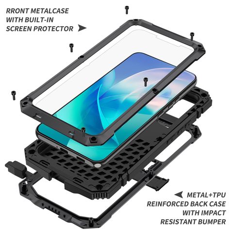 Para: Galaxy S23 Plus (S23+), Carcasa + Lámina Resistente-3