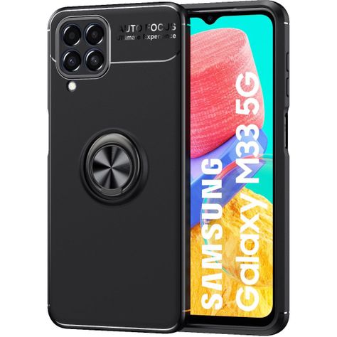 Para: Galaxy M33 5G - Carcasa Fina Aro Imán-0
