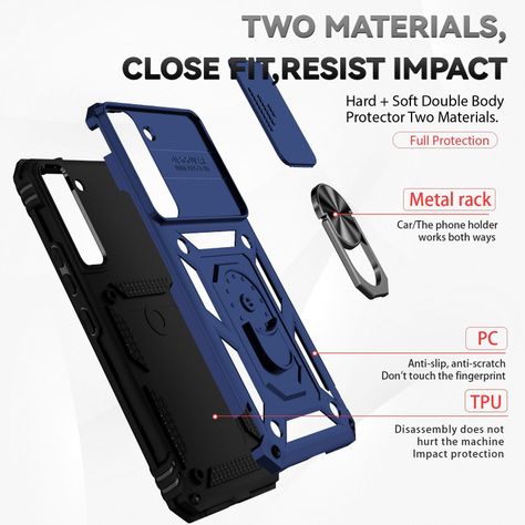 Para Galaxy S22+ 5G | Protección Cámara + Aro Imán-1