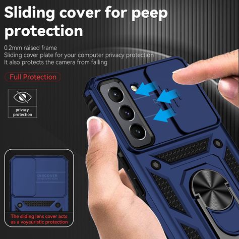 Para Galaxy S22+ 5G | Protección Cámara + Aro Imán-3