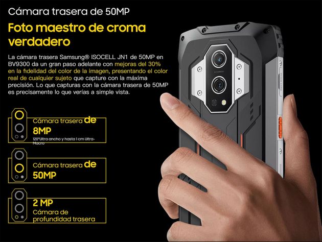 Blackview Bv9300 Resistente Golpe Agua Batería 15000mah 2sim-7