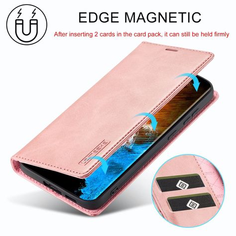 Para: Galaxy S23 Plus (S23+), Funda Estuche Cuero Tarjeta-3