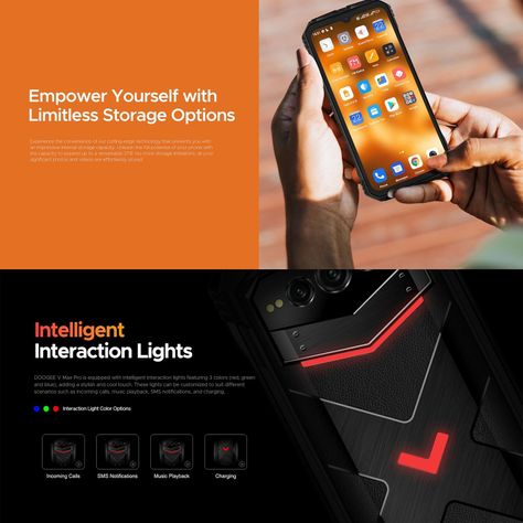 Doogee V Max Pro - Smartphone Rugged 108 MP, Batería 22.000-6