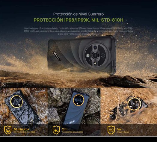 Ulefone Armor X31 - Resistencia Extrema Rugged Militar Ip68-3