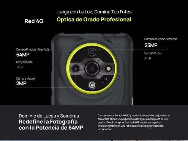 Ulefone Armor X31 - Resistencia Extrema Rugged Militar Ip68-4