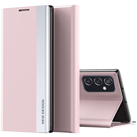 Para: Galaxy A73 5G - Funda Cuero Soporte-0