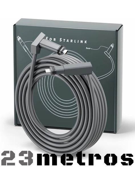 Cable Starlink 23 metros - Resistente Alta Velocidad-0