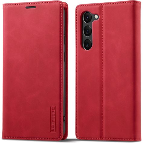 Para: Galaxy S23 - Funda Estuche Cuero Guarda Tarjetas-0