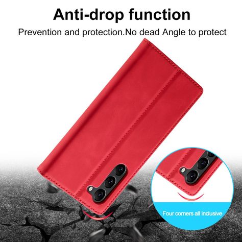 Para: Galaxy S23 - Funda Estuche Cuero Guarda Tarjetas-6