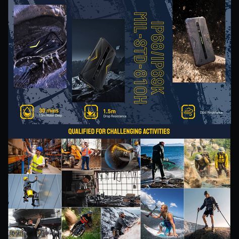Armor X12 Pro, Rugged Resistente Golpes Polvo Agua-2