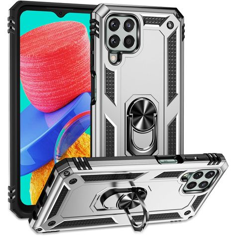 Para: Galaxy M33 5G - Carcasa Resistente Aro Imán-0