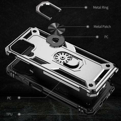 Para: Galaxy M33 5G - Carcasa Resistente Aro Imán-5