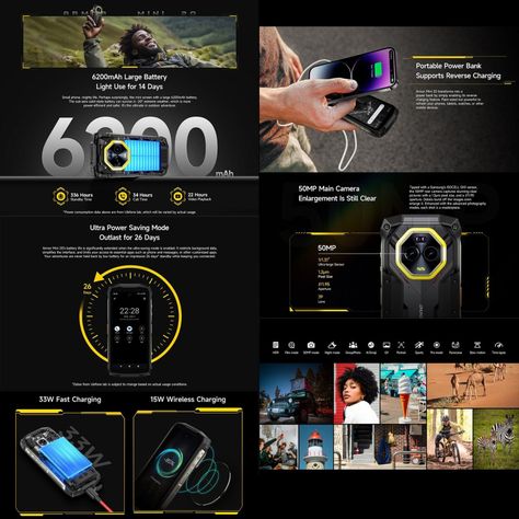 Ulefone Armor Mini 20 - El Celular Resistente Más Pequeño -3