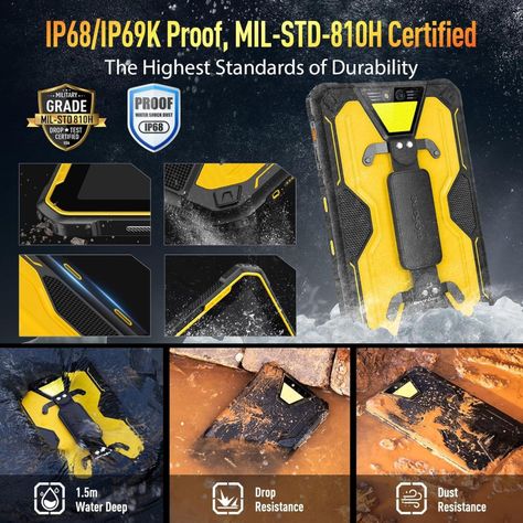 Ulefone Armor Pad 2 - Tablet Resistente Golpes Polvo y Agua-3