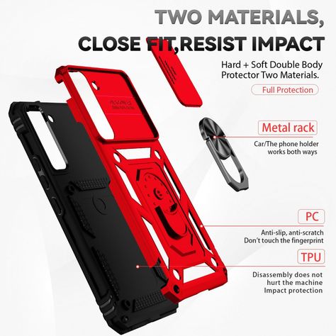 Para Galaxy S22+ 5G | Protección Cámara + Aro Imán-1