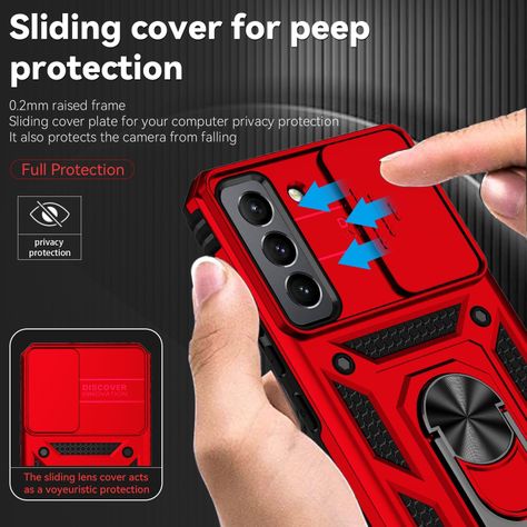 Para Galaxy S22+ 5G | Protección Cámara + Aro Imán-3