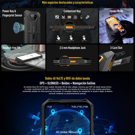 Armor X13 - Rugged Resistente: Golpes Polvo y Agua-5