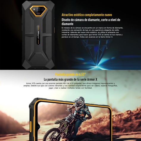 Armor X13 - Rugged Resistente: Golpes Polvo y Agua-6