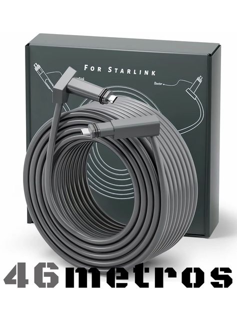 Cable Starlink 46 metros - Resistente Alta Velocidad-0