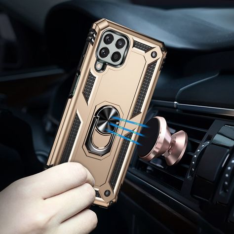 Para: Galaxy M33 5G - Carcasa Resistente Aro Imán-1
