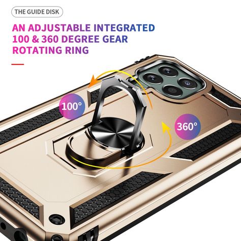 Para: Galaxy M33 5G - Carcasa Resistente Aro Imán-4