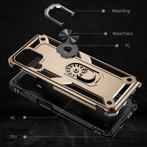 Para: Galaxy M33 5G - Carcasa Resistente Aro Imán-5