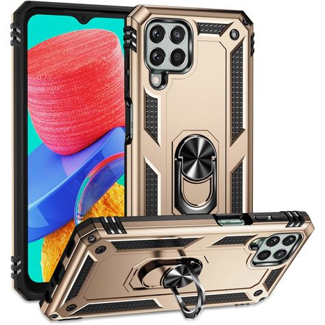 Para: Galaxy M33 5G - Carcasa Resistente Aro Imán-0