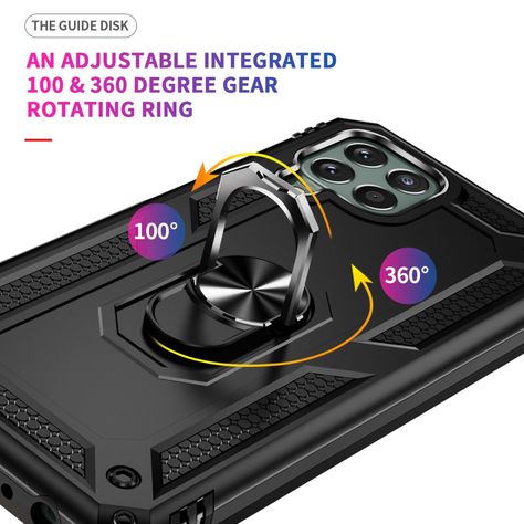 Para: Galaxy M33 5G - Carcasa Resistente Aro Imán-2