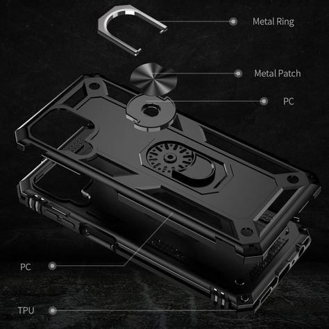 Para: Galaxy M33 5G - Carcasa Resistente Aro Imán-5