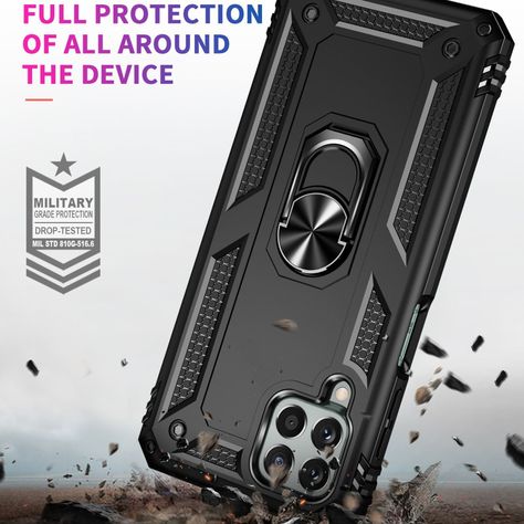 Para: Galaxy M33 5G - Carcasa Resistente Aro Imán-3
