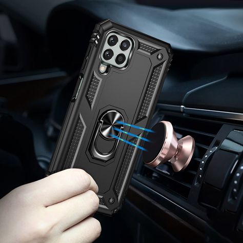 Para: Galaxy M33 5G - Carcasa Resistente Aro Imán-1