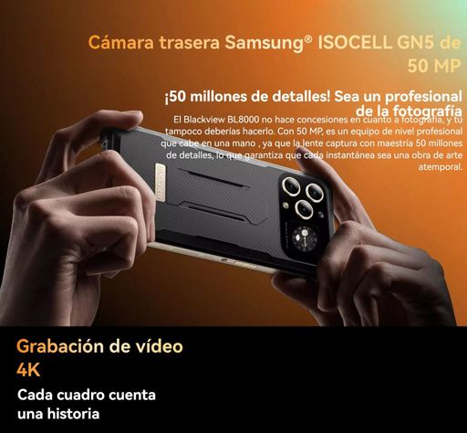 Blackview BL8000 - Resistente 5G, IP68, IP69K y MIL-STD-810-7