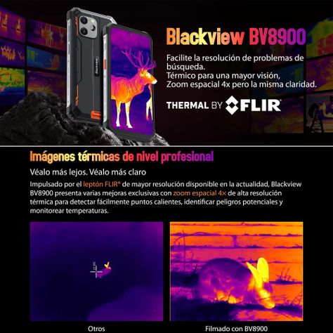 Blackview BV8900 - Celular con Cámara Térmica FLIR-1