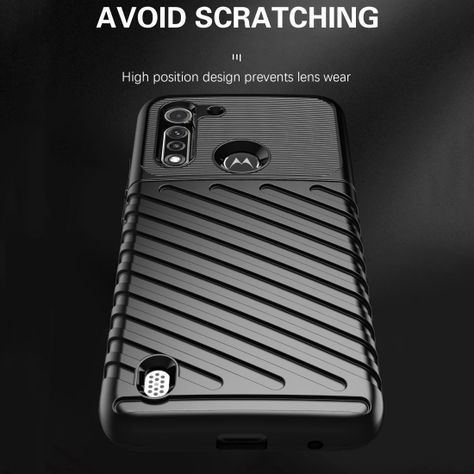 Carcasa: Moto G8 Power Lite - Resistente / Azul-2