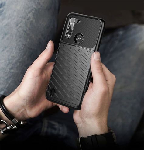 Carcasa: Moto G8 Power Lite - Resistente / Azul-3