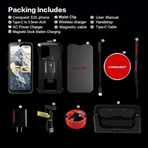 Conquest S20 - Celular Intrínsecamente Seguro-2