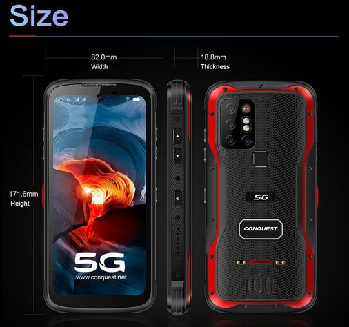 Conquest S20 - Celular Intrínsecamente Seguro-3