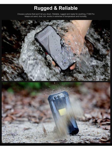 FOSSiBOT F106 Pro - Smartphone Rugerizado Batería Gigante-1