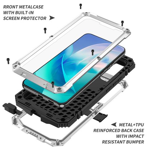 Para: Galaxy S23 Plus (S23+), Carcasa + Lámina Resistente-3