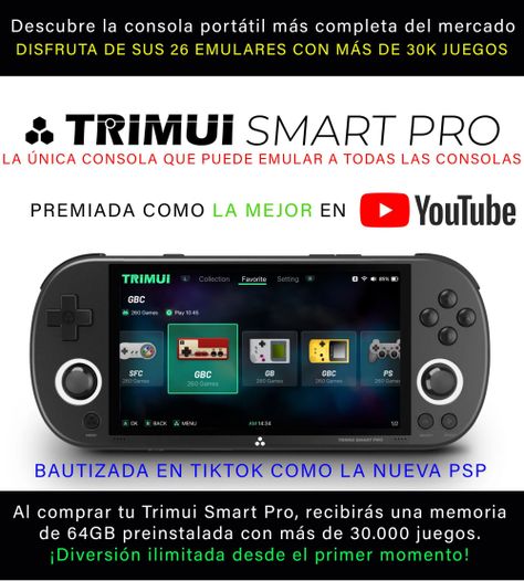 Consola Portátil Trimui - Bautizada en YouTube como la mejor-2